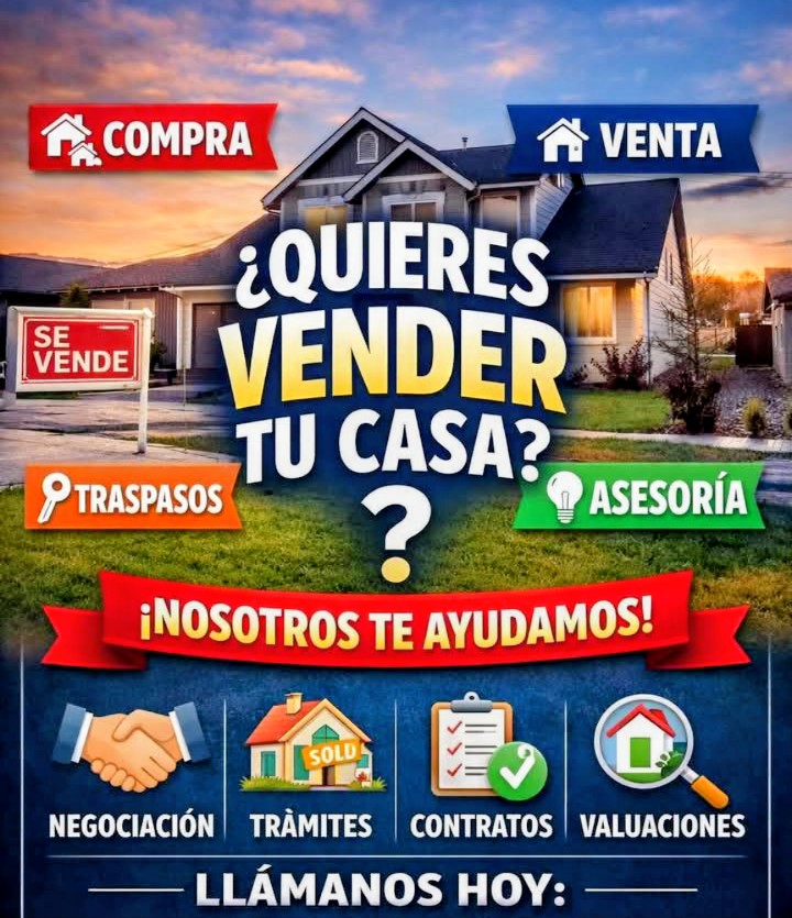 Anuncio informativo de compra, venta, traspasos y asesoría